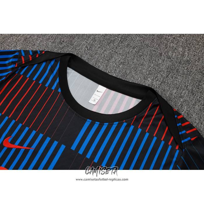 Chandal del Barcelona 2024 Manga Corta Azul - Pantalon Corto